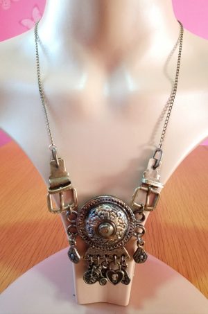 Victorian charm and buckle pendant