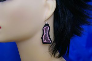 Gothic Lolita high boot earrings