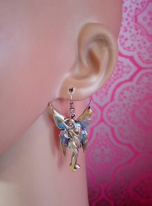 Fantasy Steampunk fairy earrings