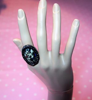 Snow White (day of the dead) cameo ring