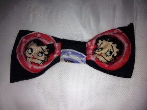 Betty Boop red and black hair clip