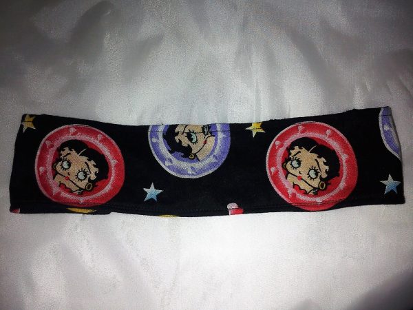Betty Boop red and purple hair band