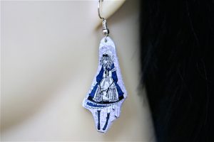 Lolita Alice cameo earrings
