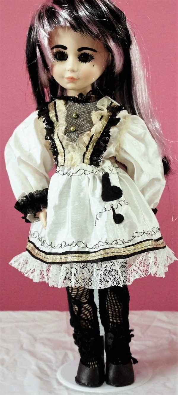White Lolita Alice heart dress