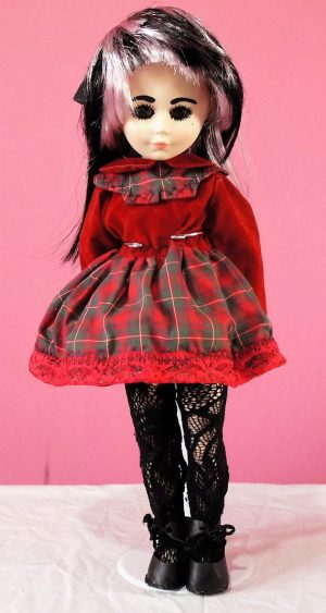 Red tartan Lolita dress