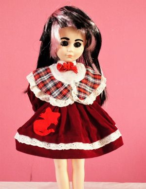 Alice Lolita tartan Cheshire cat dress