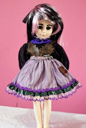Purple Steampunk Lolita cog dress